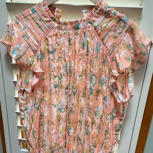 Nanette Lepore Summer Blouse Size XL